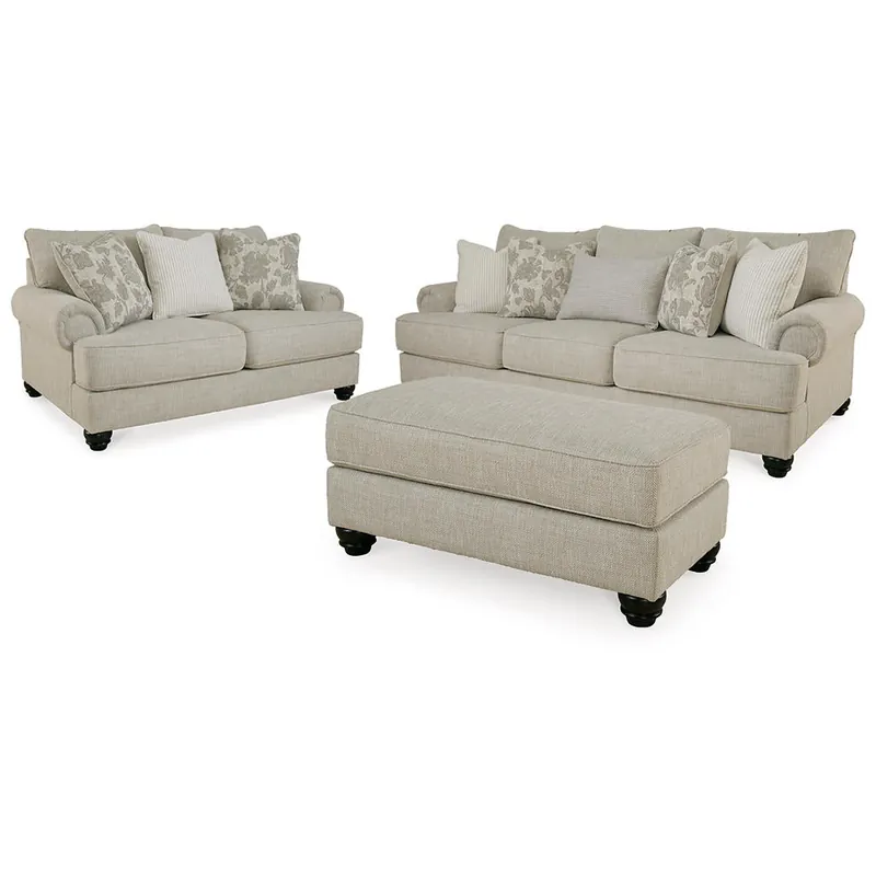 Asanti Sofa, Loveseat and Ottoman - Benchcraft®