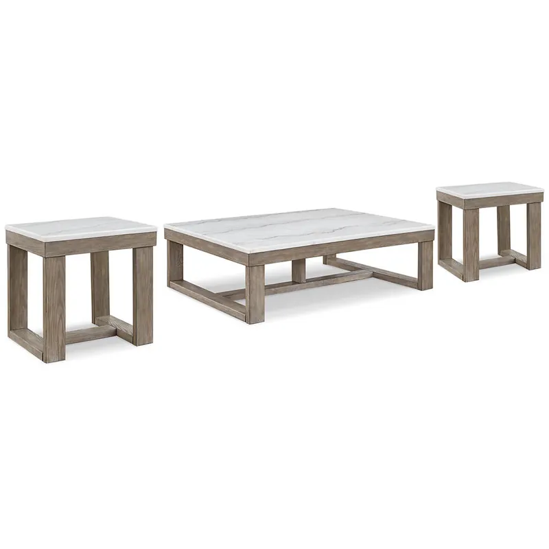 Loyaska Coffee Table and 2 End Tables - Signature Design by Ashley®