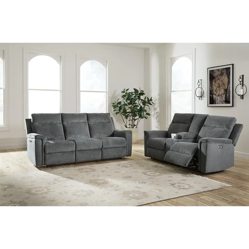 Barnsana Power Reclining Sofa and Loveseat - Signature Design by Ashley®