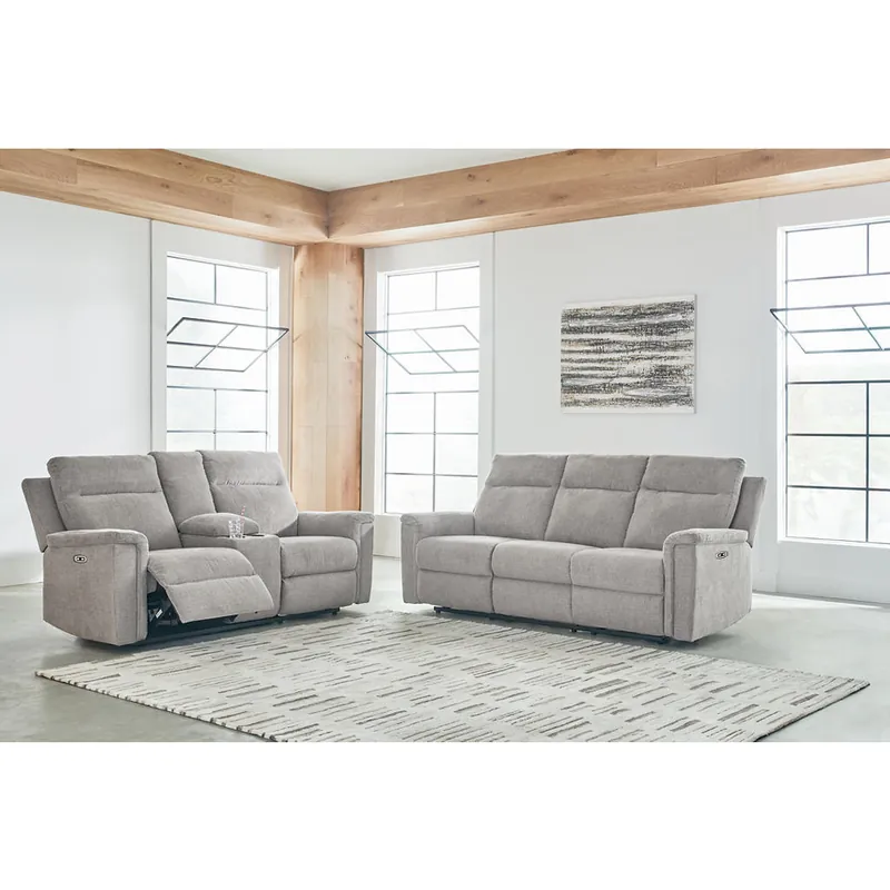 Barnsana Power Reclining Sofa and Loveseat - Signature Design by Ashley®