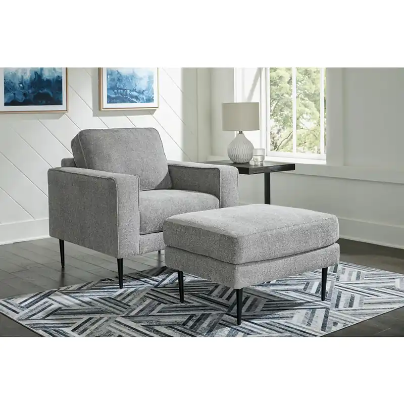Hazela Chair and Ottoman - Signature Design by Ashley®