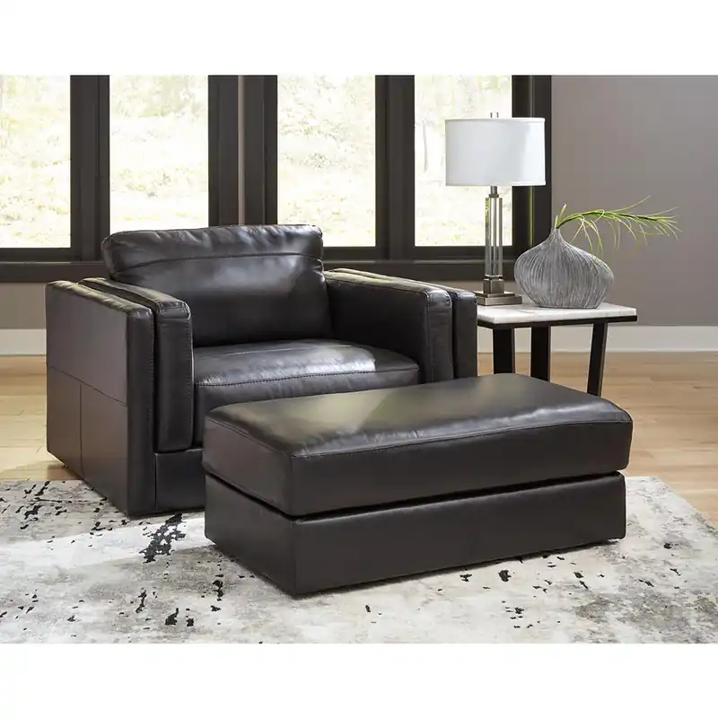 Amiata Oversized Chair and Ottoman - Signature Design by Ashley®