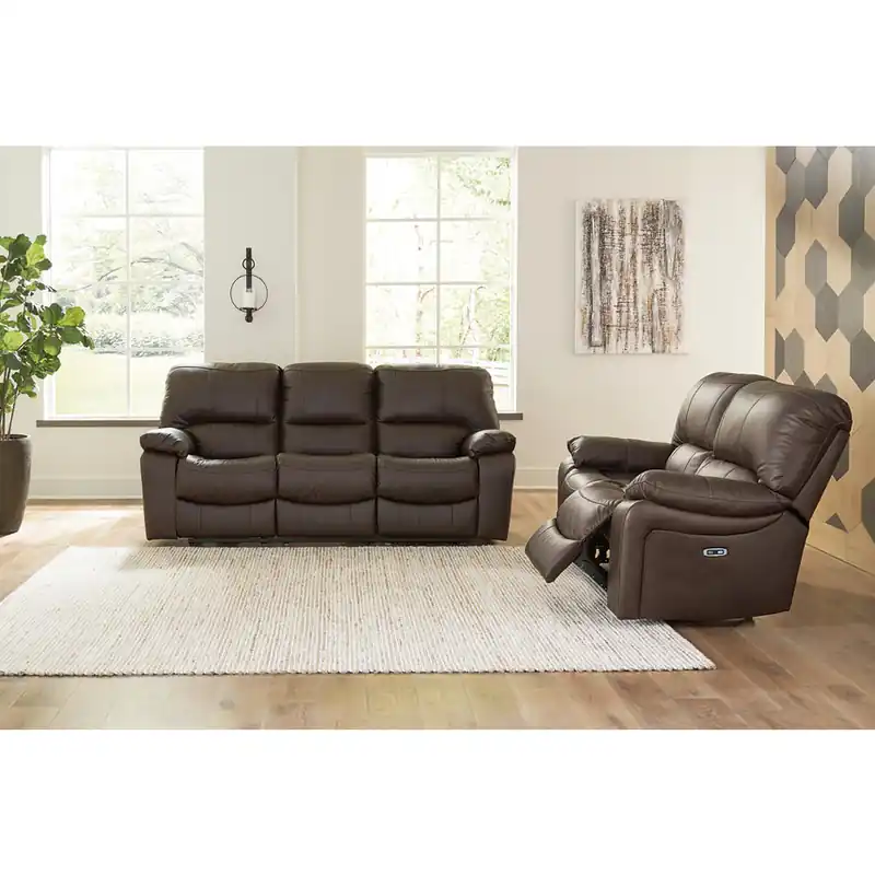 Leesworth Power Reclining Sofa and Loveseat - Signature Design by Ashley®