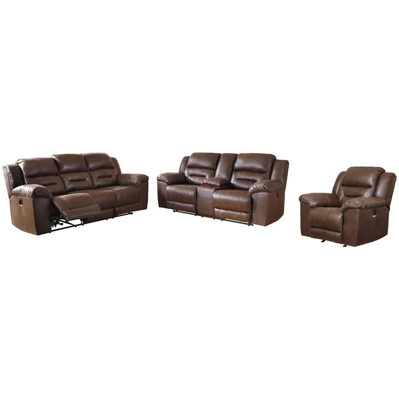 Stoneland Power Reclining Sofa, Loveseat and Recliner - Signature Design by Ashley®