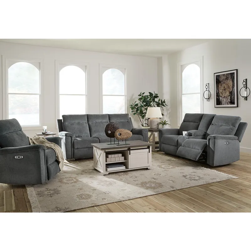 Barnsana Power Reclining Sofa, Loveseat and Recliner - Signature Design by Ashley®