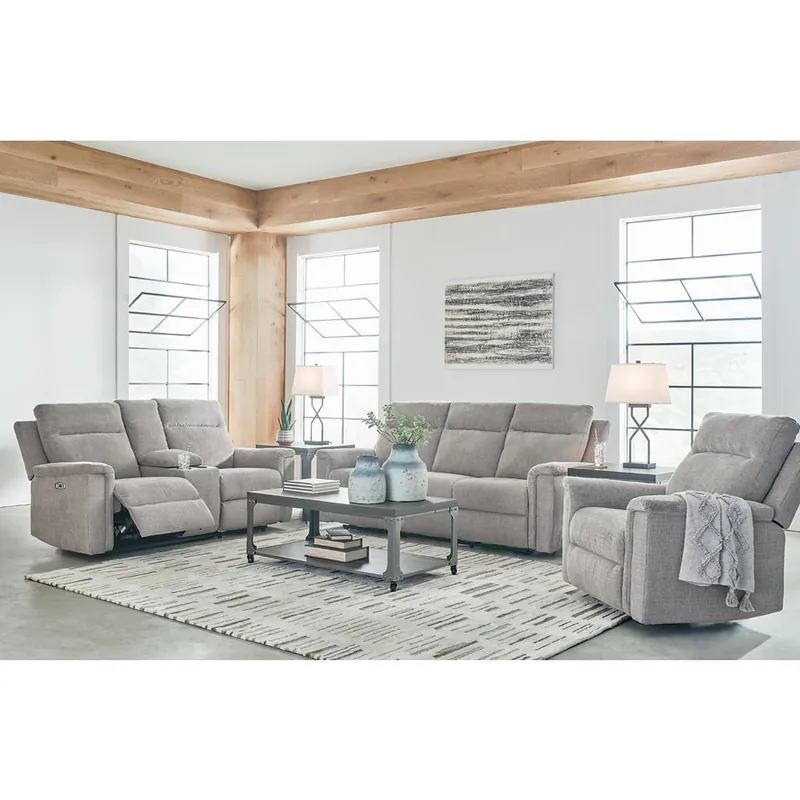 Barnsana Power Reclining Sofa, Loveseat and Recliner - Signature Design by Ashley®