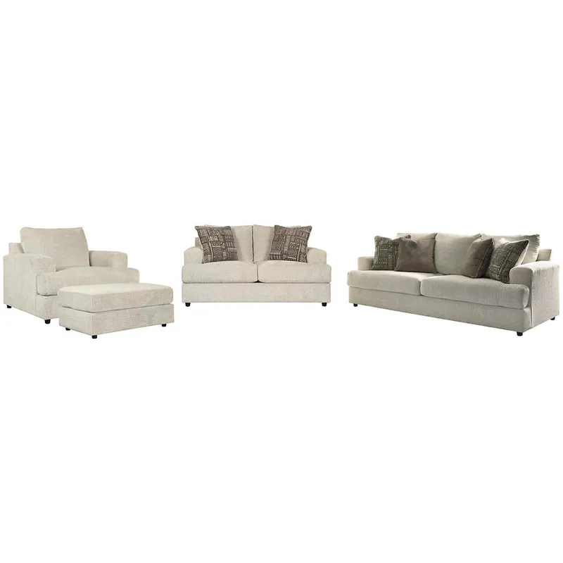 Soletren Sofa, Loveseat, Oversized Chair and Ottoman - Signature Design by Ashley®
