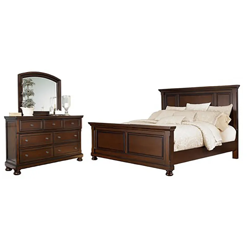 Porter King Panel Bed, Dresser and Mirror - Millennium® By Ashley