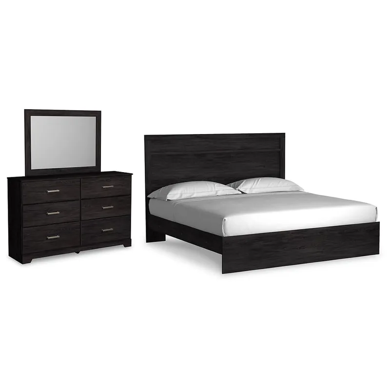 Belachime King Panel Bed, Dresser and Mirror - Signature Design by Ashley®