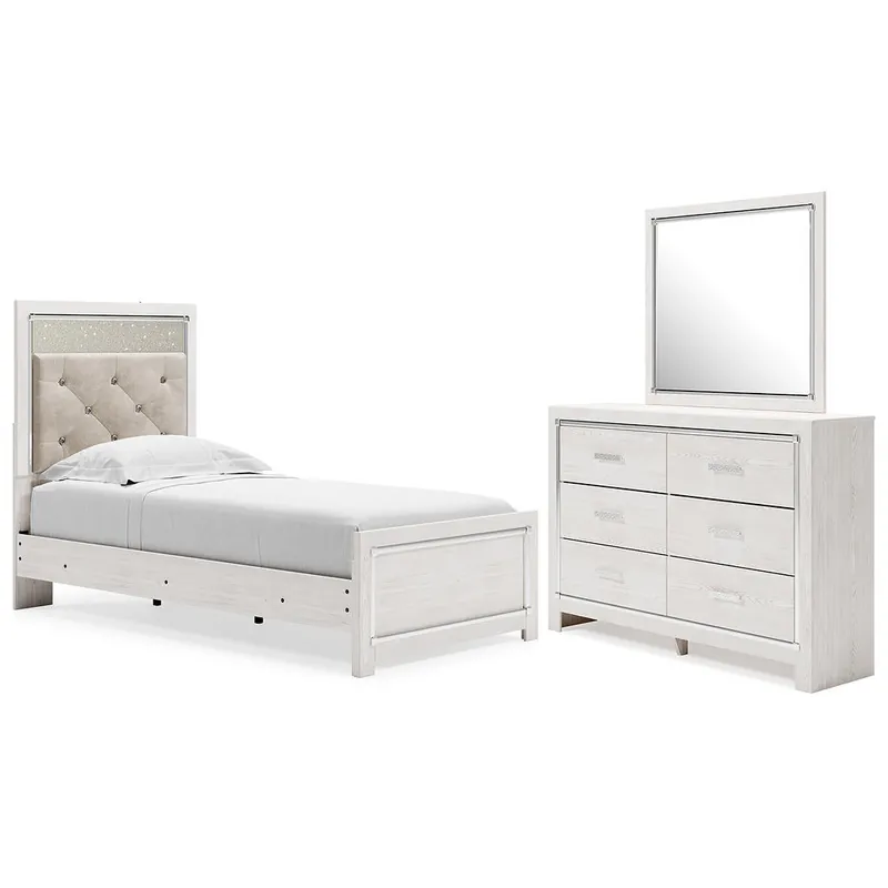 Altyra Twin Panel Bed, Dresser and Mirror - Signature Design by Ashley®