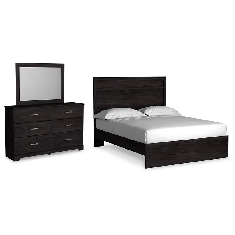 Belachime Queen Panel Bed, Dresser and Mirror - Signature Design by Ashley®