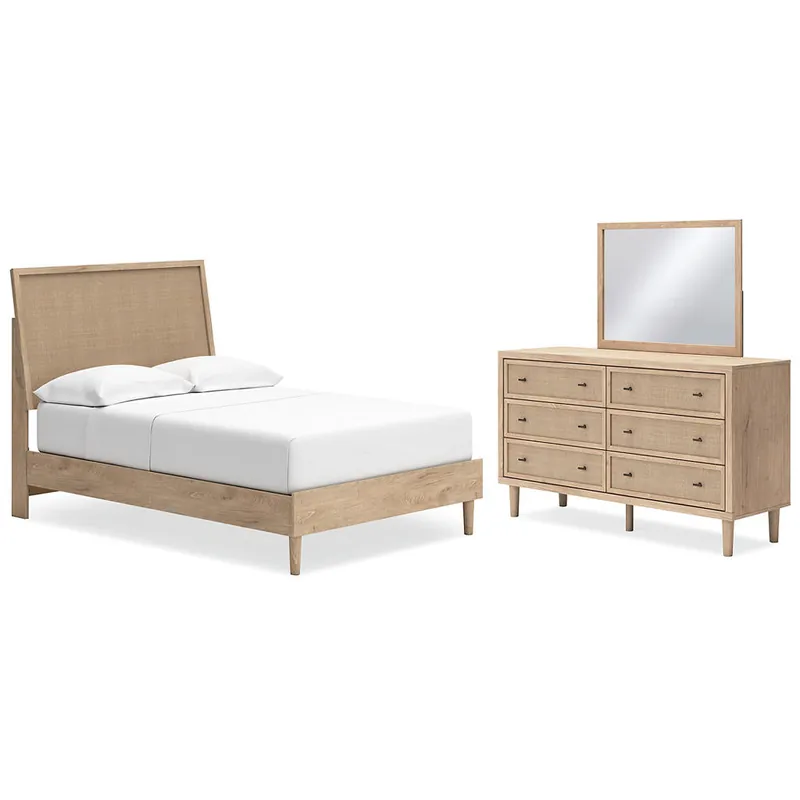 Cielden Full Panel Bed, Dresser and Mirror - Signature Design by Ashley®
