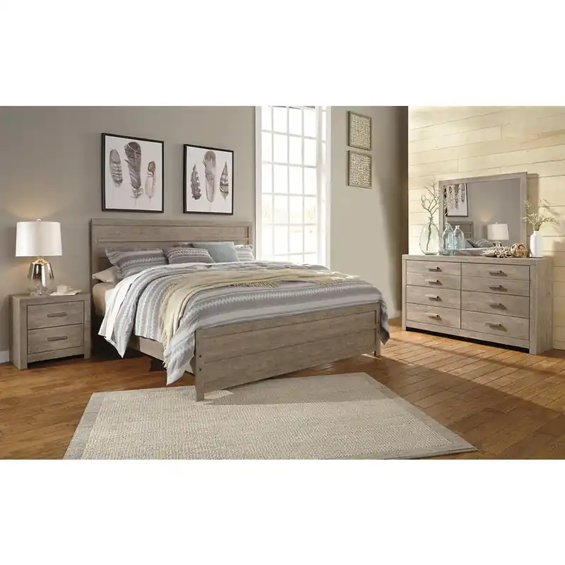 Culverbach King Panel Bed, Dresser and Mirror - Signature Design by Ashley®