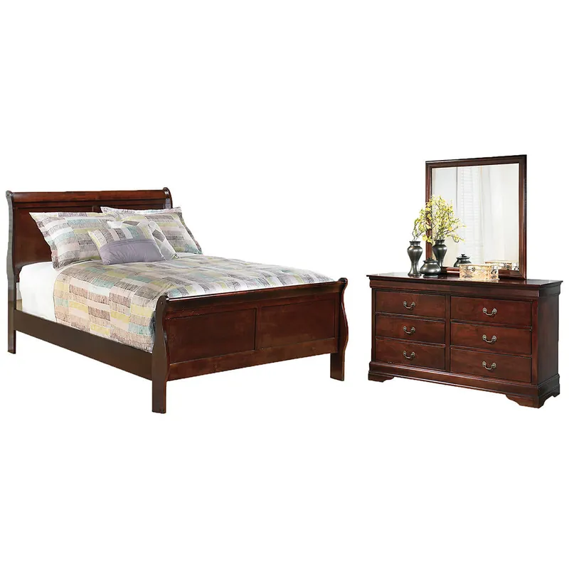 Alisdair Full Sleigh Bed, Dresser and Mirror - Signature Design by Ashley®