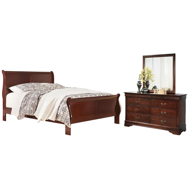 Alisdair Queen Sleigh Bed, Dresser and Mirror - Signature Design by Ashley®