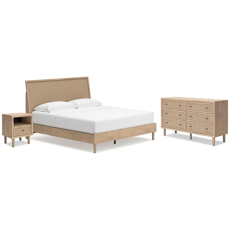 Cielden King Panel Bed, Dresser and Nightstand - Signature Design by Ashley®