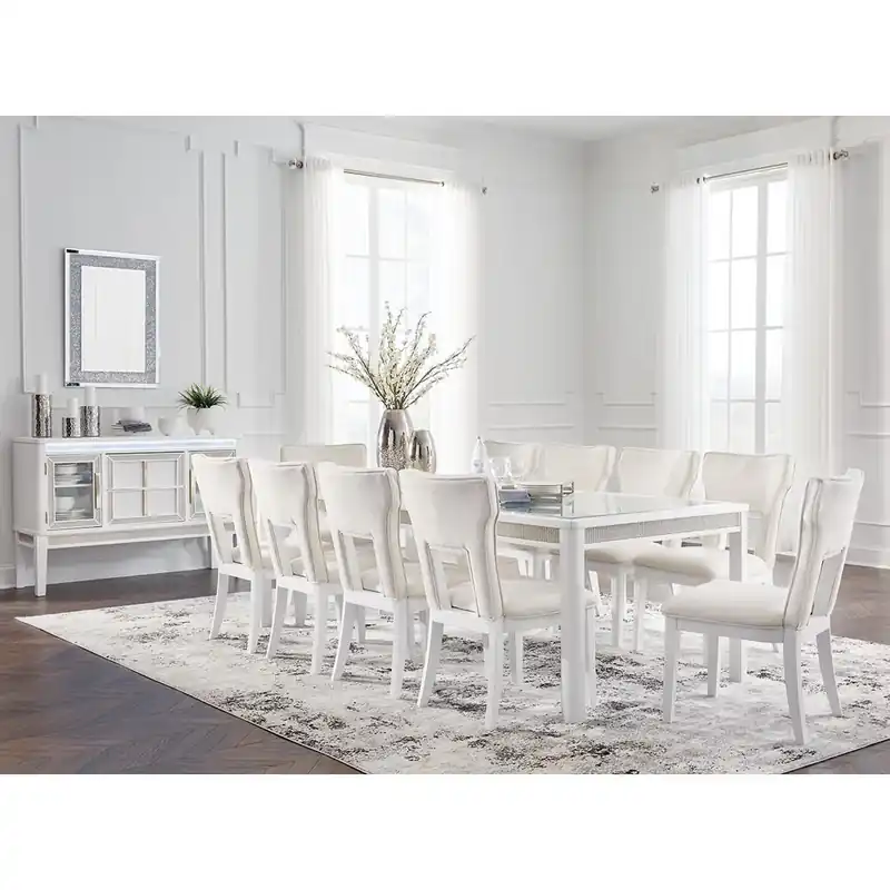 Chalanna Dining Table and 10 Chairs - Signature Design by Ashley®