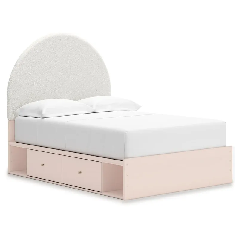 Wistenpine Full Upholstered Panel Bed with Storage - Signature Design by Ashley®