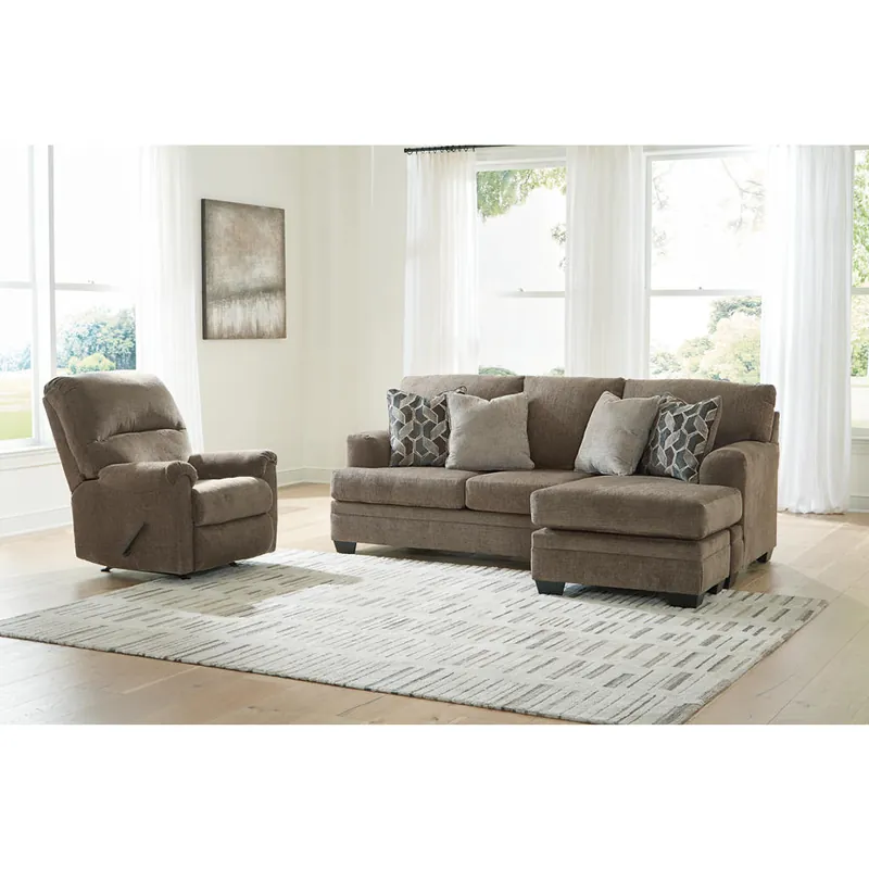 Stonemeade Sofa Chaise and Recliner - Signature Design by Ashley®