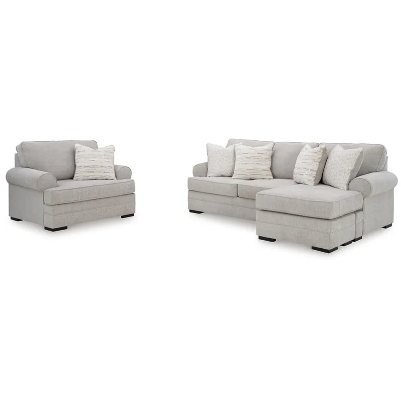 Eastonbridge Sofa Chaise and Oversized Chair - Benchcraft®