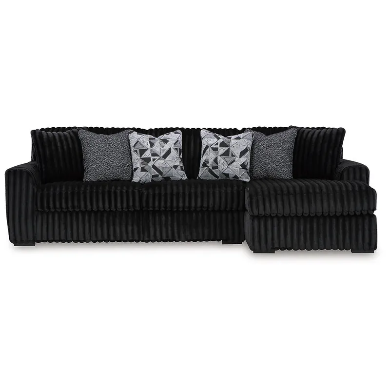 Midnight-Madness 2-Piece Sectional Sofa with Chaise