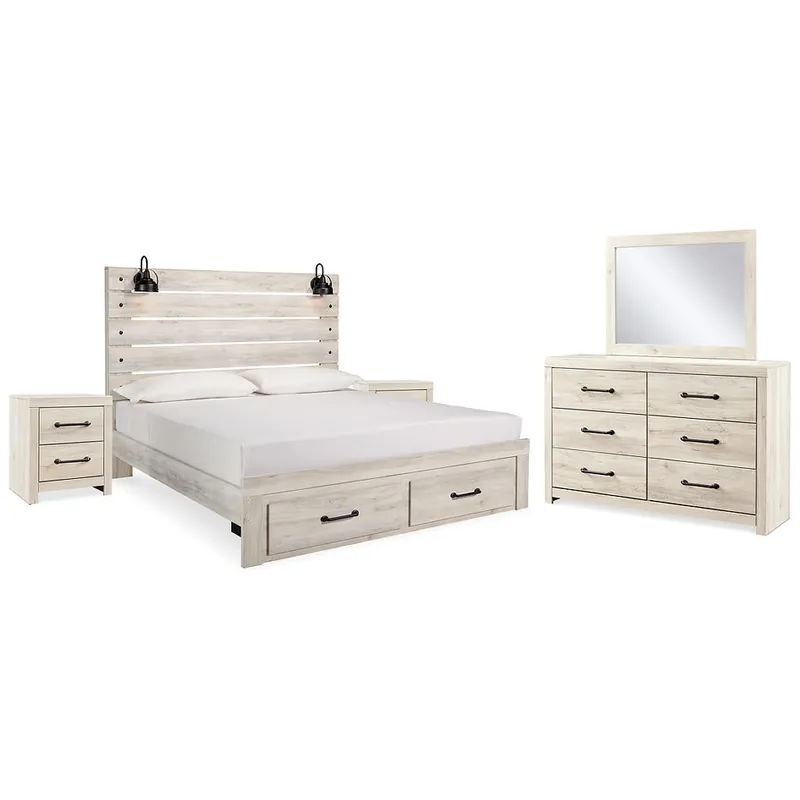 Cambeck King Storage Bed, 2 Dressers, Mirror, and 2 Nightstands - Signature Design by Ashley®