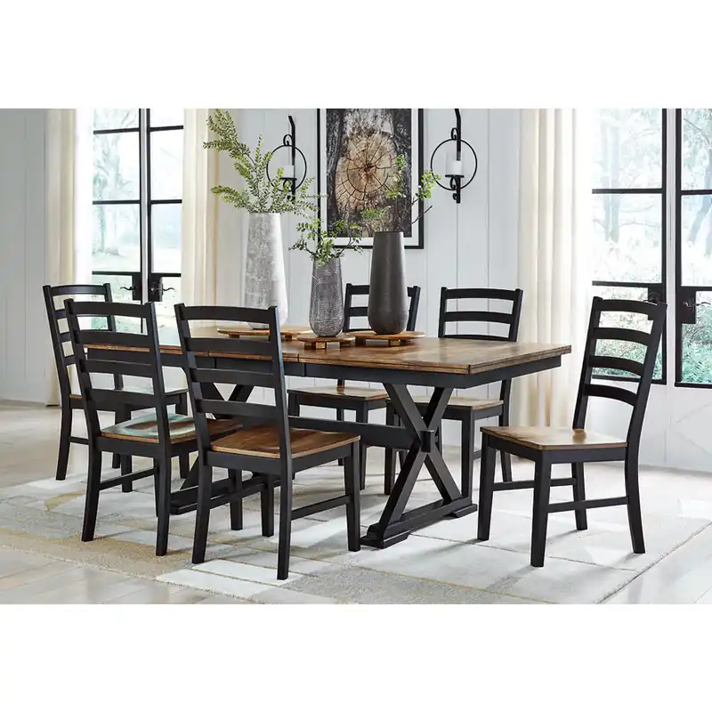 Wildenauer Extension Dining Table and 6 Chairs - Signature Design by Ashley®