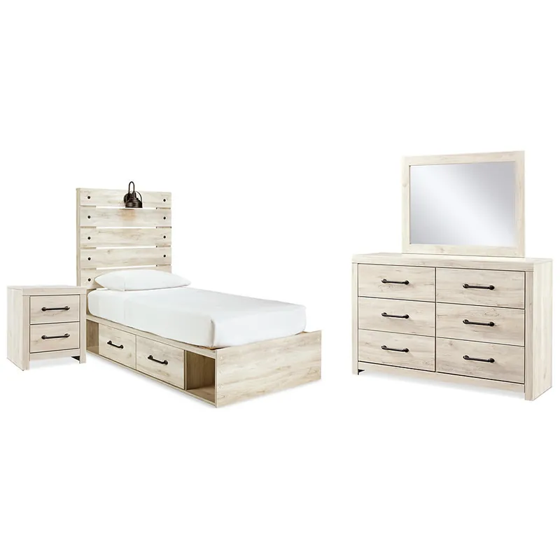 Cambeck Twin Storage Bed, Dresser, Mirror and Nightstand - Signature Design by Ashley®