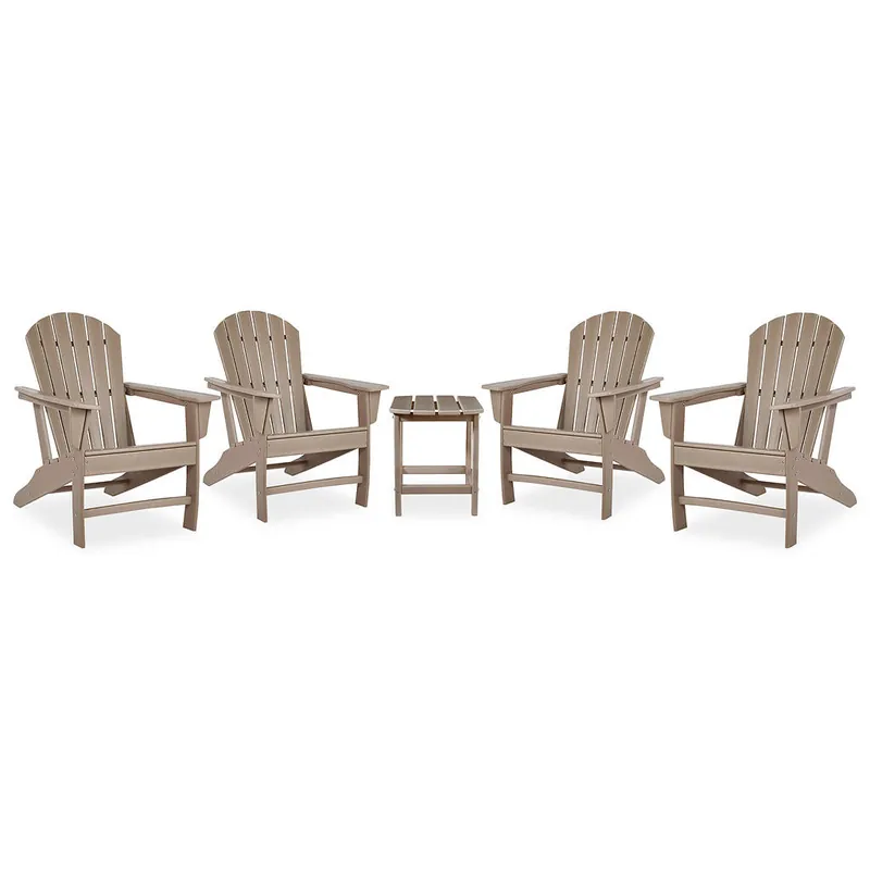 Sundown Treasure 4 Adirondack Chairs and Outdoor End Table - Signature Design by Ashley®