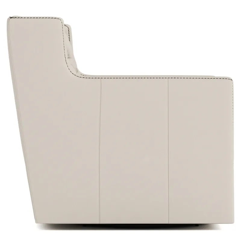 Candace Leather Swivel Chair - Bernhardt Living