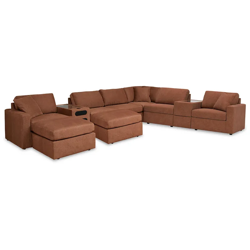 Modmax 8-Piece Sectional and 2 Ottomans