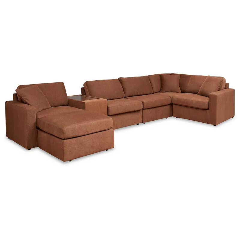 Modmax 6-Piece Sectional and Ottoman