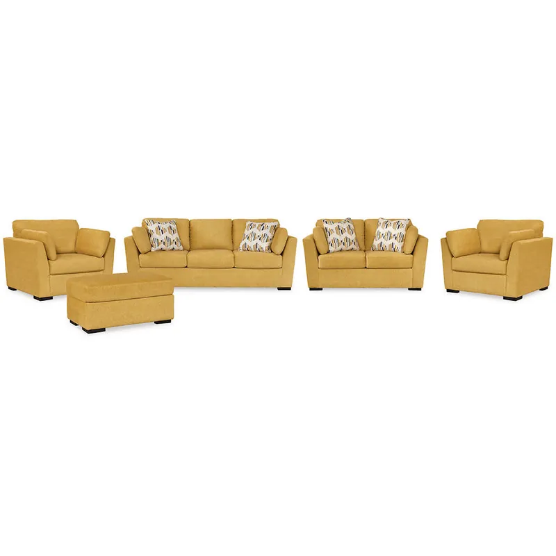 Keerwick Sofa, Loveseat, Ottoman and 2 Chairs - Signature Design by Ashley®