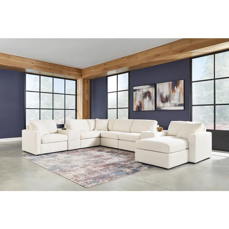 Modmax 8-Piece Sectional and Ottoman
