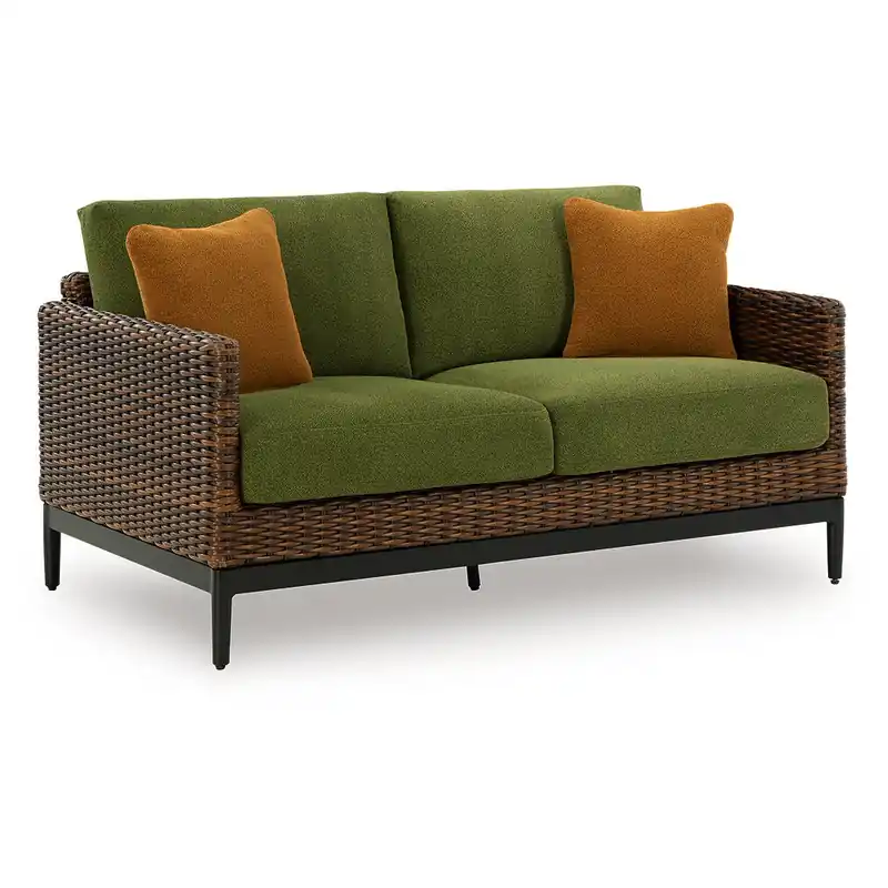 Horizon Hall Outdoor Loveseat with Cushion - Signature Design by Ashley®
