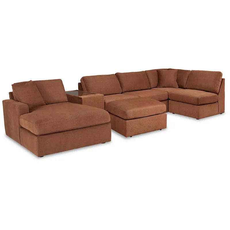 Modmax 6-Piece Sectional with Chaise and Ottoman