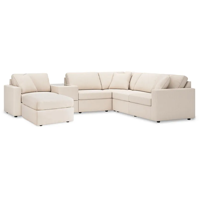Modmax 6-Piece Sectional and Ottoman