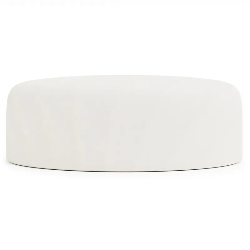 Tyre Leather Ottoman - Bernhardt Interiors