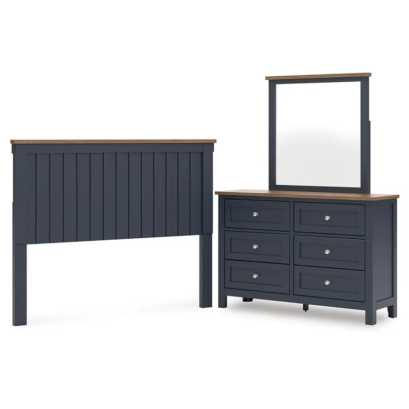 Landocken Queen Panel Headboard, Dresser and Mirror - Signature Design by Ashley®
