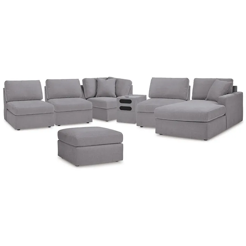 Modmax 6-Piece Sectional with Chaise and Ottoman