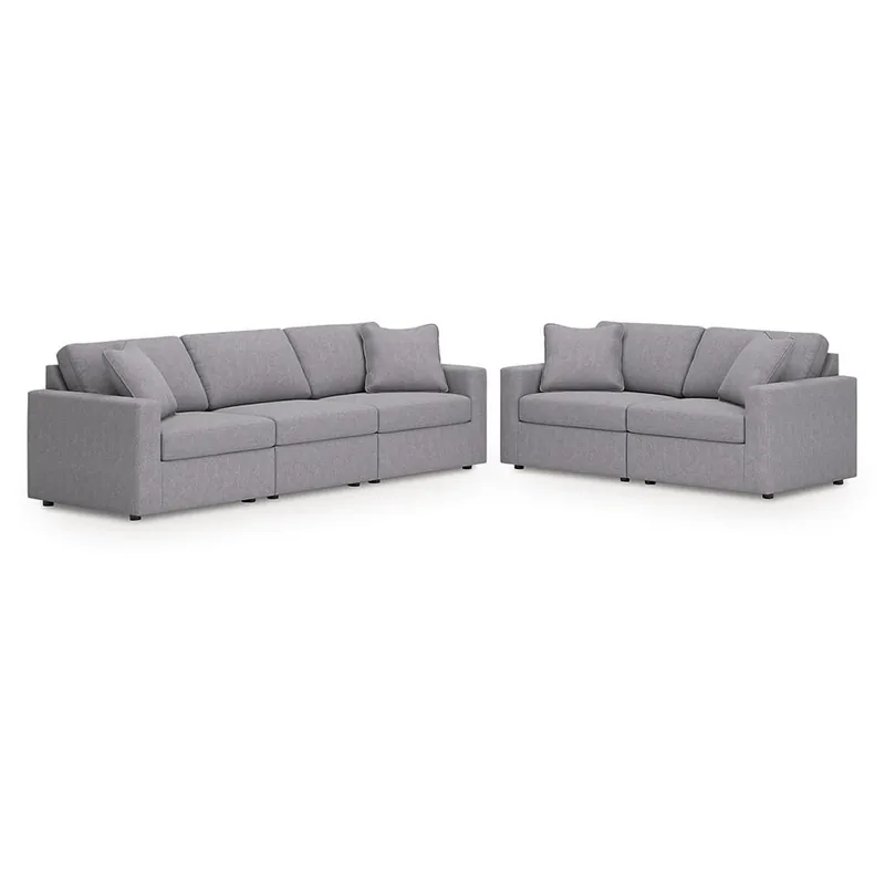 Modmax 3-Piece Sectional Sofa and 2-Piece Sectional Loveseat