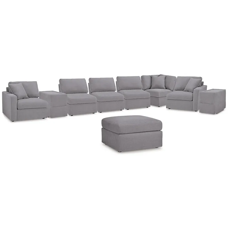 Modmax 8-Piece Sectional and Ottoman