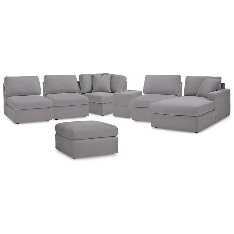 Modmax 6-Piece Sectional with Chaise and Ottoman