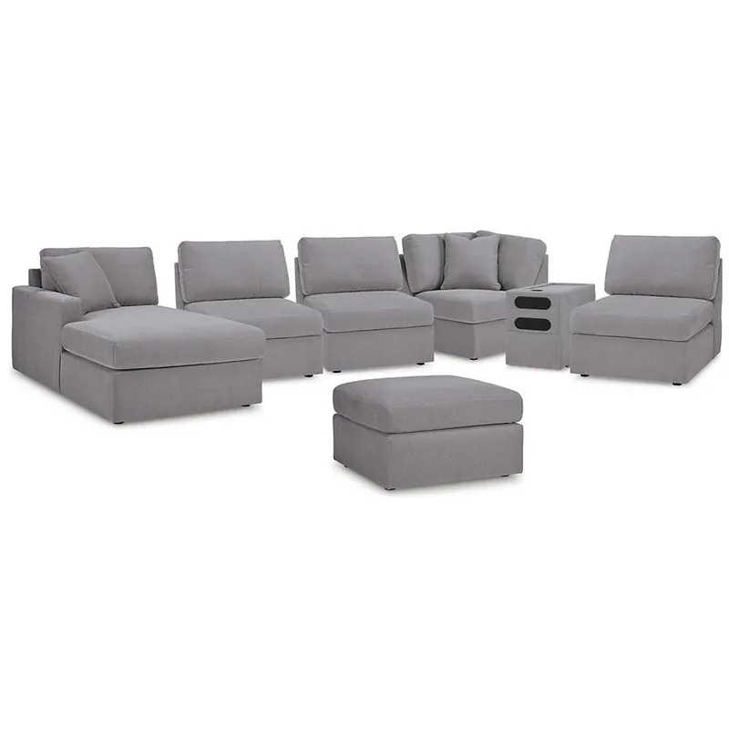 Modmax 6-Piece Sectional with Chaise and Ottoman