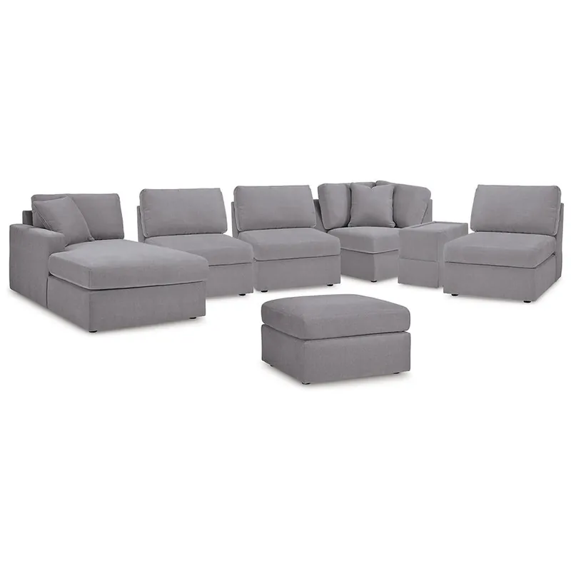 Modmax 6-Piece Sectional with Chaise and Ottoman
