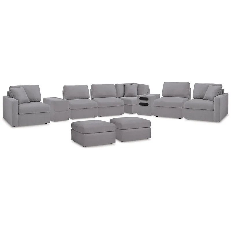 Modmax 8-Piece Sectional and 2 Ottomans