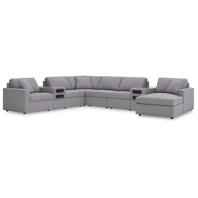 Modmax 8-Piece Sectional with Audio System and Chaise