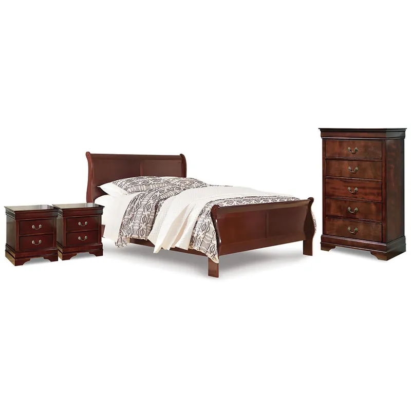 Alisdair Queen Sleigh Bed, Chest and 2 Nightstands - Signature Design by Ashley®