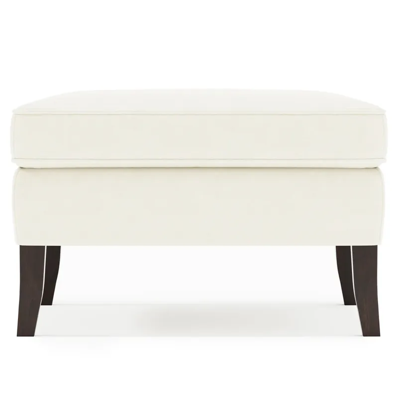 Kingston Leather Ottoman - Bernhardt Interiors