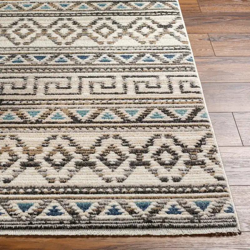 Calico Machine Woven Rug - Livabliss